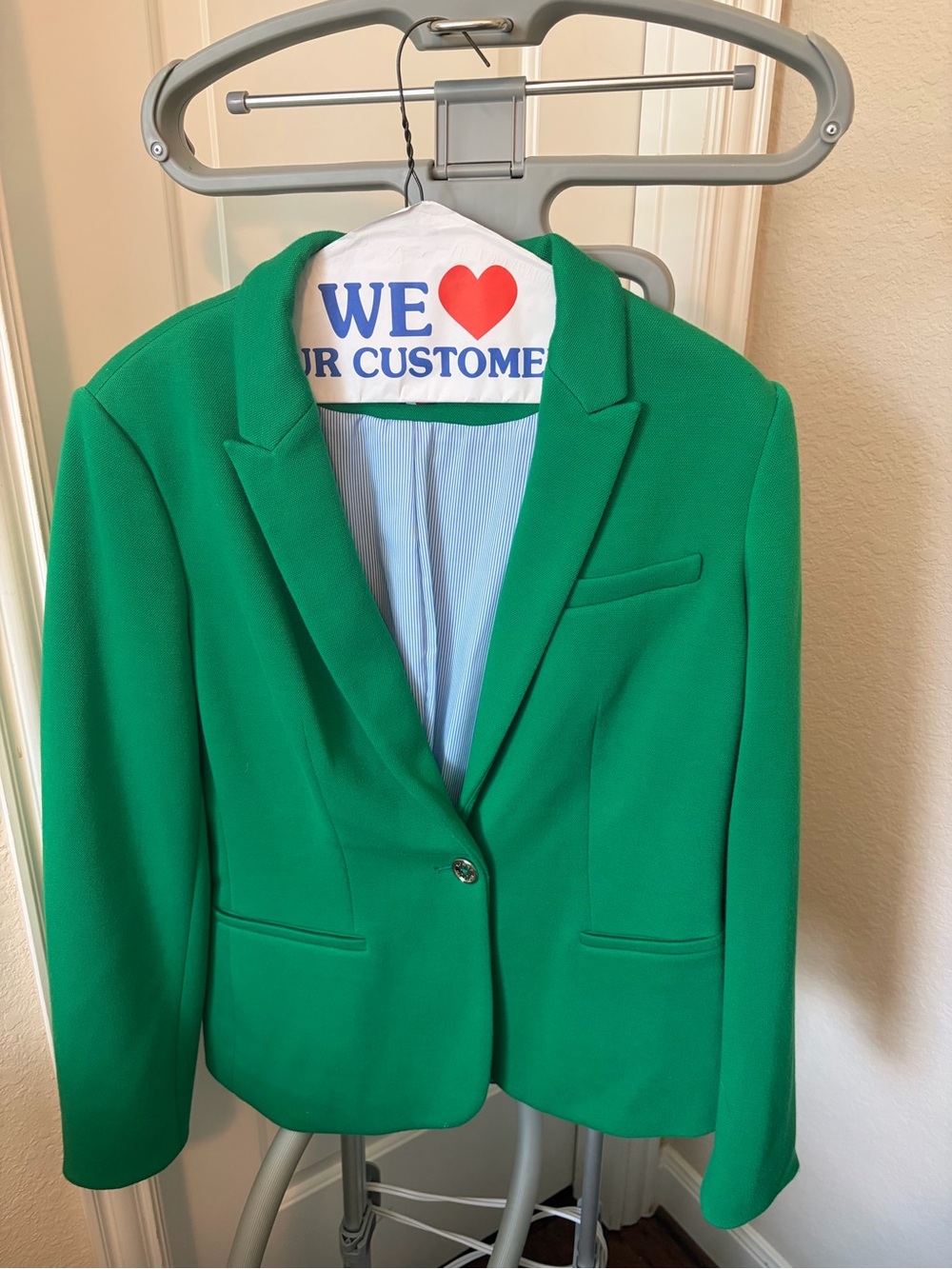 Tommy Hilfiger Emerald Green Women's Tailored Blazer